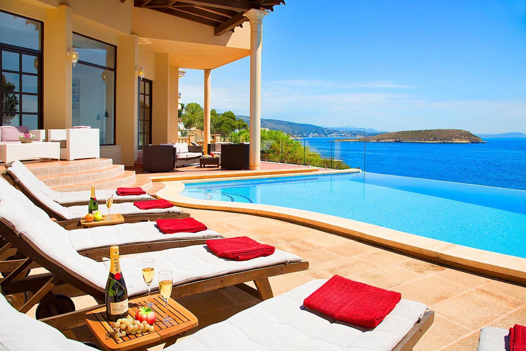 Villa Juan Carlos Cala Vinas  Luaran gambar